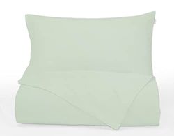 Bianca Plain Dyed Percale Light Green