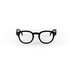 Popme Hombre y Mujer, Lectura con Lentes Anti, Gafas para Presbicia, Filtro Luz Azul, 1 dioptría, Regaliz Negro, Talla única Unisex Adulto