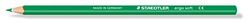 STAEDTLER 157-52 ergo soft kleurstift, ergonomische driehoekige vorm, antislip soft-oppervlak, 12 stuks in kartonnen etui, sapgroen