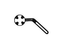 smartLAB Aluminium Extended Mount Fietsstuurhouder van aluminium voor een optimaal zicht op je fietscomputer, compatibel, Garmin Edge, Bryton en vele andere
