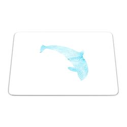 Bonamaison, Tappetino per mouse rettangolare, con stampa digitale, antiscivolo, per ufficio e casa, dimensioni: 22 x 18 cm