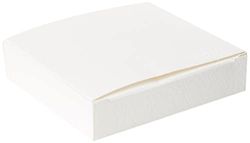 mopec e70.01 – Box Square Flat White, Pack of 25