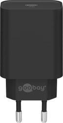 goobay 61742 - Caricatore USB-C da 45 W/caricatore rapido PD/universale USB adattatore/spina di ricarica/caricatore rapido tipo C/per Samsung S22 S21 iPhone 14 / caricatore per cellulare/nero