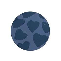 Questo Casa, Round Digital Printed Mouse Pad, Non-Slip Base, for Office and Home, Diameter:22cm