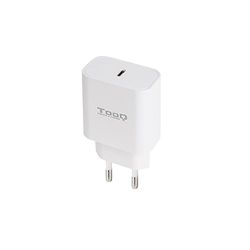 TQWC-PDUSBC20W - Cargador de Pared con Puerto USB C de 20W con PD 3.0, Compatible con, iPad Pro/Air, AirPods,Huawei, Xiaomi y Más, Color Blanco