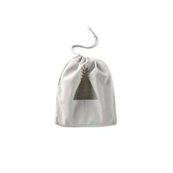 Bonamaison Impreso Algodón Bolsas con Cordón, Bolsa con Cordel para el Hogar y el Almacenamiento de Verduras, Bolso de Compras, Plegable, Ecologica, Reutilizables, Tamaño: 12x15 Cm