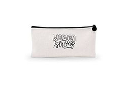 Bonamaison Estuche de Lona con Cremallera para lápices, con impresión Digital, para Escuela, Bolsa de Lona para niños, niñas, 100% algodón, Unisex, 1 Unidad, 21 x 12 cm