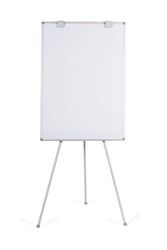 Boardsplus Lavagna Portablocco Magnetico Grigia, Lavagna A Fogli Mobili Treppiede Economico, Cornice in Aluminio Anodizzato, Dimensioni Pannello Euro - 700 x 1000 mm