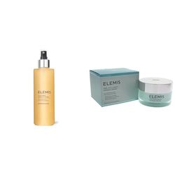 ELEMIS Soothing Apricot Toner, tónico facial calmante 200 ml + (Paquete de 1) Crema Pro-Collagen Marine, crema de día antiarrugas 100 ml