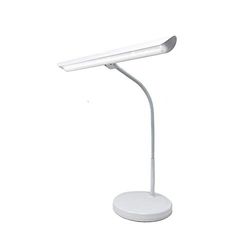 Infitronic - IN18LEDKLW - Lampe - Motif table de piano - Avec 18 LED, lumière blanche chaude, intensité variable, prise USB de type A - Blanc