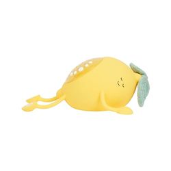 Badabulle luce notturna proiettore per bambini morbida in silicone Basile - Proiezione rassicurante - 5 ninnenanne e 2 rumori bianchi - Spegnimento automatico (30 min) - A pile