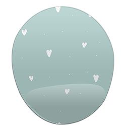 Bonamaison, Tapis de Souris Ergonomique avec Repose-Poignet - Impression numérique - pour Le Bureau et la Maison - 20 x 23 cm