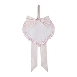 Fileté slinga Nascita hjärta med ö, Aida-broderi – rosa