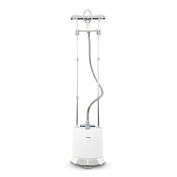 H.Koenig Verticale Hogedruk Stoomapparaat STM45, Professioneel Strijken, 1,6L, Onbeperkte Autonomie, Krachtige en Continue Stoom 35 g/min, Roestvrijstalen Zoolplaat, Klaar binnen 1 min, 2180W
