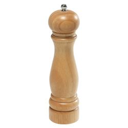 Kesper 13661 - Molinillo de Pimienta, Madera Maciza Clara (Altura de 22,0 cm, diámetro de 5,5 cm)