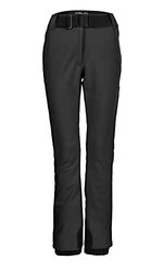 KILLTEC Women's Pantaloni da Sci/Pantaloni Softshell con Gonna da Neve e Cintura KSW 221 Wmn Ski SFTSHLL PNTS, Nero, 40, 37328-000