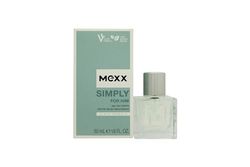 Mexx Simply for Him Eau de toilette rafraîchissante et élégante pour homme Formule naturelle végétalienne Flacon en verre 50 ml