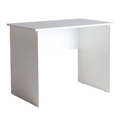 Lastdeco - Bureau ALAYOR | Bureau van hout, wit, afmetingen 95 x 60 x 75 cm