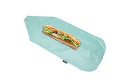NERTHUS FIH 878 Sac à sandwich réutilisable Turquoise écologique, adaptable, facile à nettoyer et adapté pour machine à laver