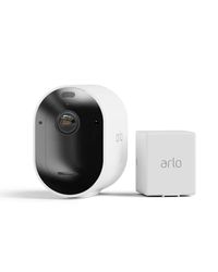 Arlo Pro 5 Security Outdoor Wireless with Rechargeable Battery, 2K Outdoor Camera Kit, Dual-Band Wifi, Battery Operated, Free Trial of Secure, Advanced Colour Night Vision, 1 Camera, White