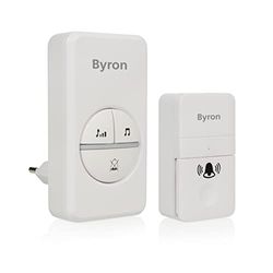 Byron DBY-23442 Kit campanello - Energia cinetica - Installazione semplice - Ecologico