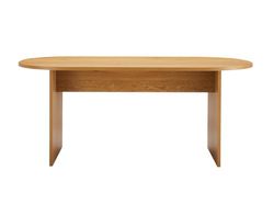 LOUNGITUDE Table à Manger Goya Finition chêne - 180x90 cm