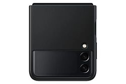 Samsung Galaxy Z Flip3 Leather Cover - Official Samsung Case - Black