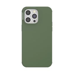 PopSockets Funda para iPhone 14 Pro MAX con MagSafe, Funda para iPhone 14 Pro MAX, el Agarre se Vende por Separado, Compatible con Carga inalámbrica, Color Verde Oliva