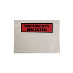 Tenza bedrukte enveloppen "Documents Enclosed", 100 stuks