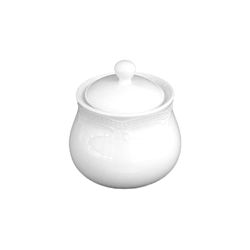 Holst Porzellan SF 001 - Azucarero (porcelana, 300 ml, 9,5 x 9,5 x 10,5 cm, 1 unidad), color blanco