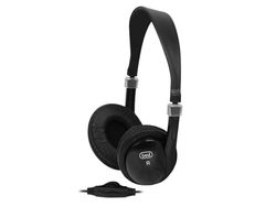 TREVI HTV636 TV Headphones with Volume Control and 5 m Long Cable, Black
