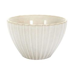 HOME DECO FACTORY, KA0413, Elegante tazón de cerámica, diseño Texturizado, Ideal for sauces and appetizers, Practical Size for All Occasions, diámetro 11 cm, Color Beige