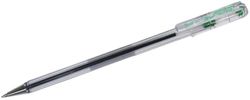 Pentel Super BK77-D Balpen/fijne punt kristal plastic vat met deksel groene inkt - pak van 12