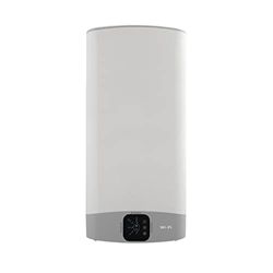 Ariston Velis Wifi - Calentador de Agua Eléctrico Bajo Consumo Horizontal y Vertical, Termo Eléctrico 80 Litros Plano 50.6x27.5x106 cm - Fabricado para Instalación en España (Clase Energética B)