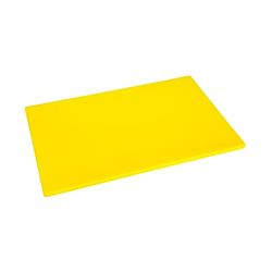 Hygiplas Skärbräda i gult, låg densitet, 10 x 300 x 450 mm