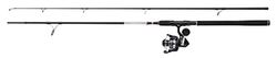 PENN Pursuit IV Spinning Combo, Fishing Rod and Reel Combo, Sea - Inshore/Nearshore Fishing, Saltwater Lure Fishing Fishing Setup for Seabass, Bass, Pollack, Wrasse, Black Silver, 2.44m | 20-40g