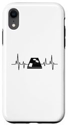 Custodia per iPhone XR Heartbeat ECG Cornhole - Pouf per lanciare mais