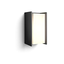 Philips Hue White Lampada da Parete per Esterni LED Smart Turaco, Luce Bianca Calda, Lampadina E27 Inclusa, Antracite
