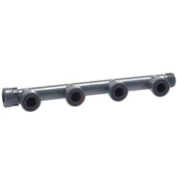 Rain kolektor do zaworu elektromagnetycznego PVC Ciśnienie - 4-drożny F1 do nawadniania