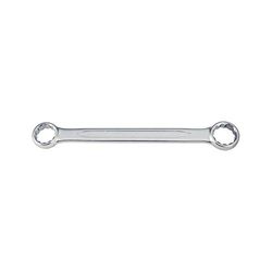 KING TONY 19B02224 Alloy Steel 0 degrees Offset Ring Wrench, 22 mm x 24 mm Size, 430 mm Length, Pack of 6