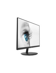 MSI PRO MP242 23.8'' Monitor, Fixed, FHD (1920 x 1080), 75Hz, IPS, 5ms, HDMI, VGA, Built-in Speakers, Anti-Glare, Anti-Flicker, Less Blue light, TÜV Certified, VESA, Kensington