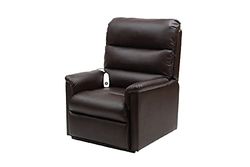 Identites Fauteuil Perle Maxi Simili-Cuir Chocolat