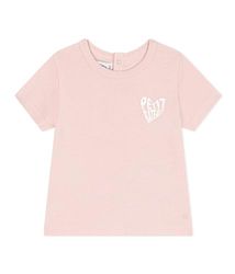 Petit Bateau Baby meisje A098V T-shirt met korte mouwen, roze saline, 3 maanden, Roze Saline, 3 Maanden