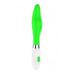 Luminous Shots LUM005-Silicone Vibrators Green One Size
