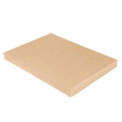 Garcia de Pou 100 pezzi - Coperchi per scatole 253.15 300 G/M2 36,4 x 25,5 x 3 cm Natural Kraft