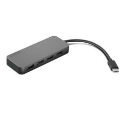 Lenovo 4X90X21427 Station d'accueil/réplicateur de Port USB 3.2 Gen 2 (3.1 Gen 2) Type-C Gris