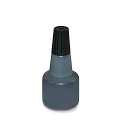 Inchiostro per Timbri a Tampone senza Olio Sellar 4K, 28 ml, Nero, Adatto per Tutti i Timbri, per Ufficio, in Gomma, Adesivo4You (Nero)