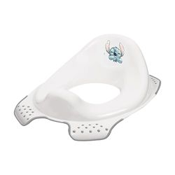 keeeper Stitch Ewa Siège de toilette antidérapant pour enfant de 24 mois à 4 ans environ Blanc