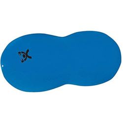 CanDo Gymnastiekrol/motoriekbal/fitnessbal in pindavorm - Peanut Ball - blauw, 80 cm x 130 cm