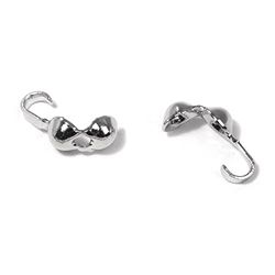 Rayher 2225921 - Caña para Aplastar, 3 mm de diámetro, 8 Unidades, Platino